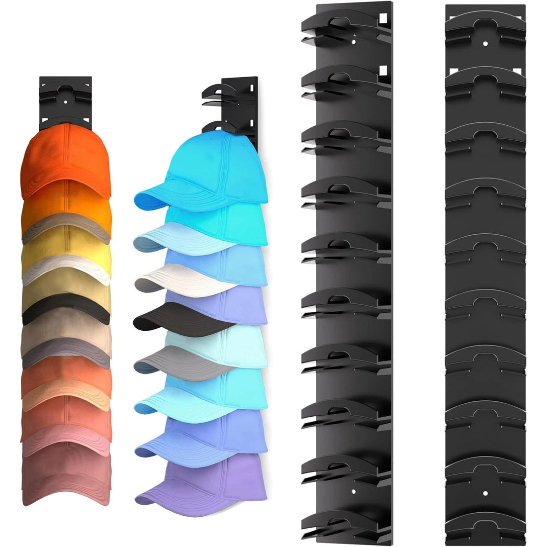Wall-mounted storage hat rack