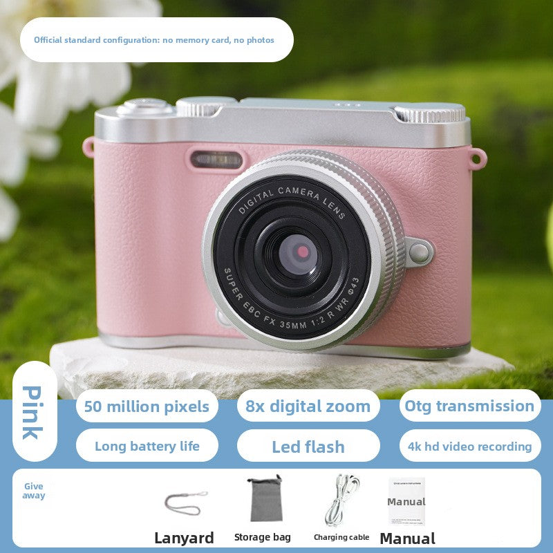 High-definition campus photo and video shooting card camera