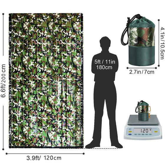 Emergency Camouflage Sleeping Bag Camping Shelter & Sleep product image 2