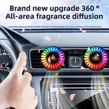 USB Car Air Vent RGB Music Rhythm Light