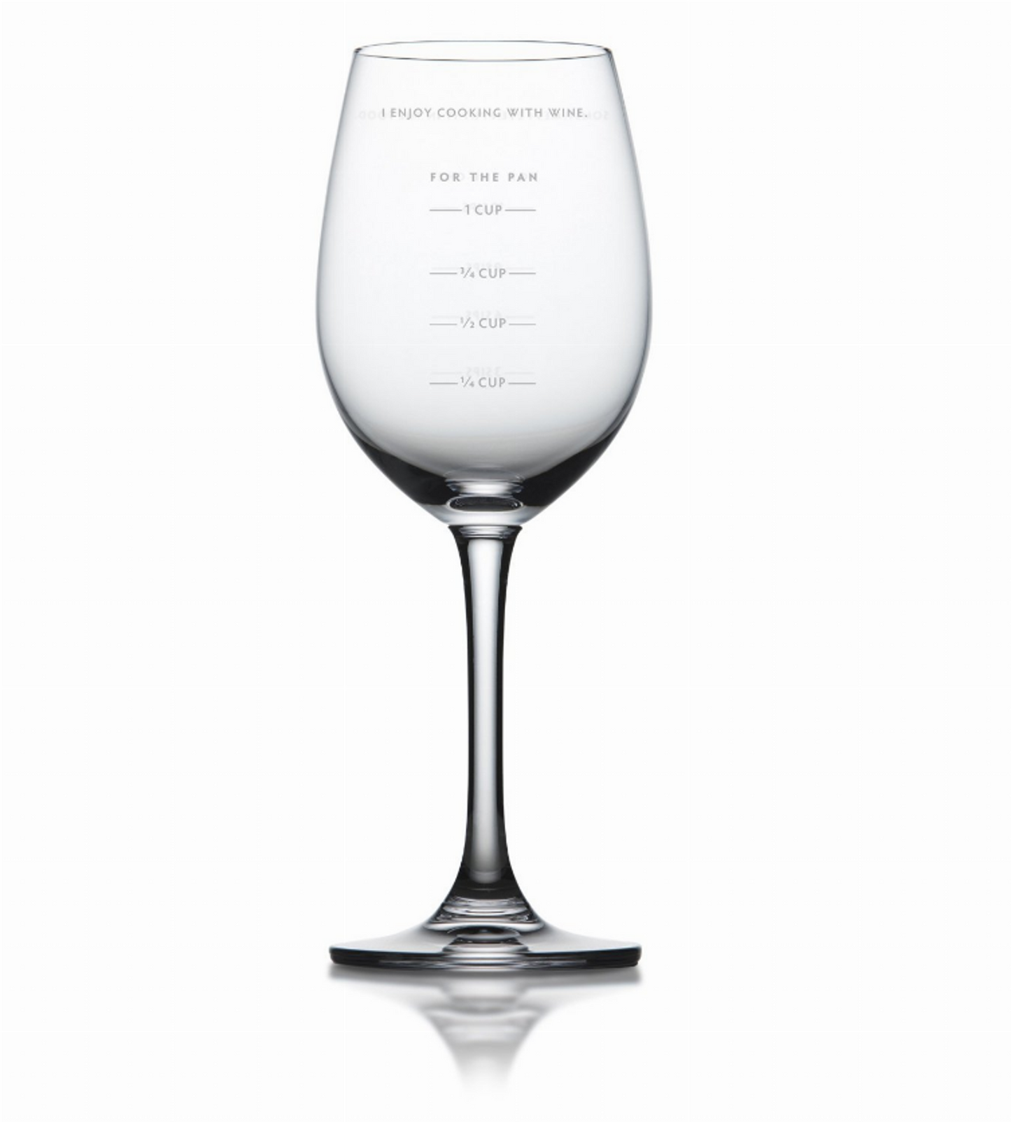 Fred Sauced Measuring Wine Glass - 12 oz