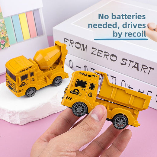 Inertial Pullback Engineering Truck Toy