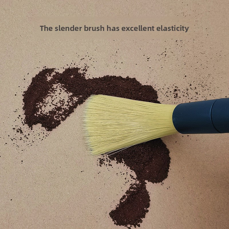 Coffee Machine Dual-Head Detachable Soft Bristle Cleaning Brush