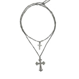 Hip-hop cross necklace