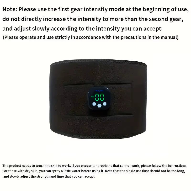 Waist massager for lower back recovery, in use