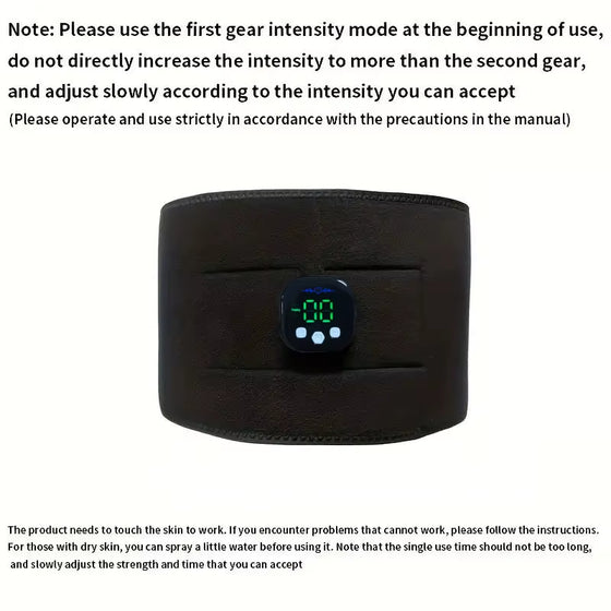Waist massager for lower back recovery, in use