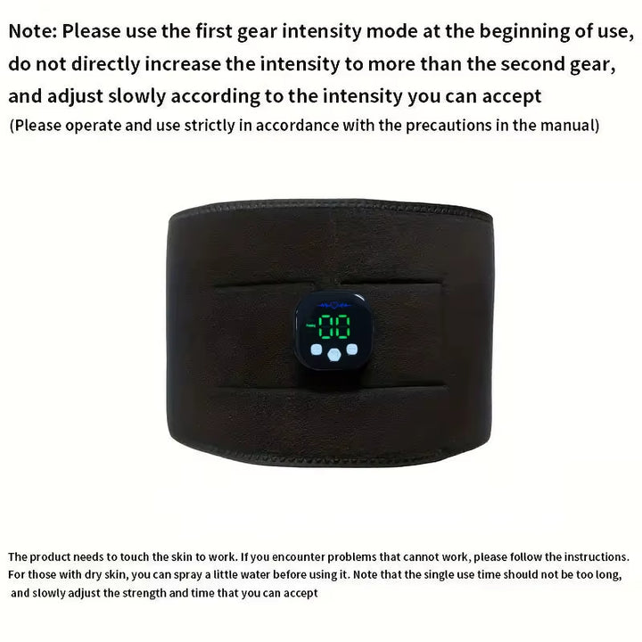 Waist massager for lower back recovery, in use