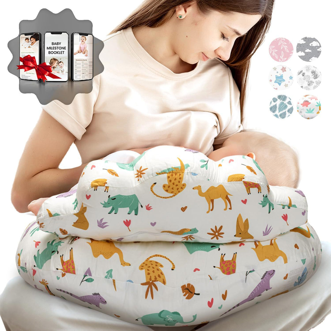Multifunctional Detachable U-Shape Maternity and Nursing Pillow
