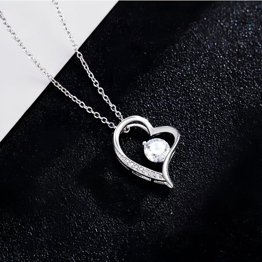 Heart Shape Zirconia Necklace