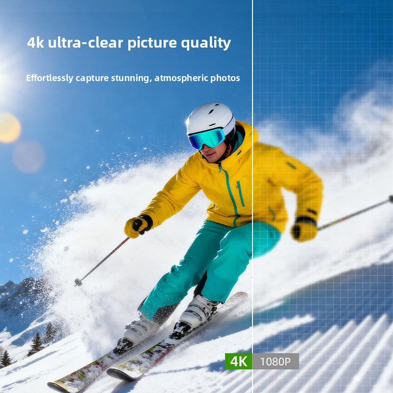 Handheld Gimbal Camera with HD Video and Face Tracking