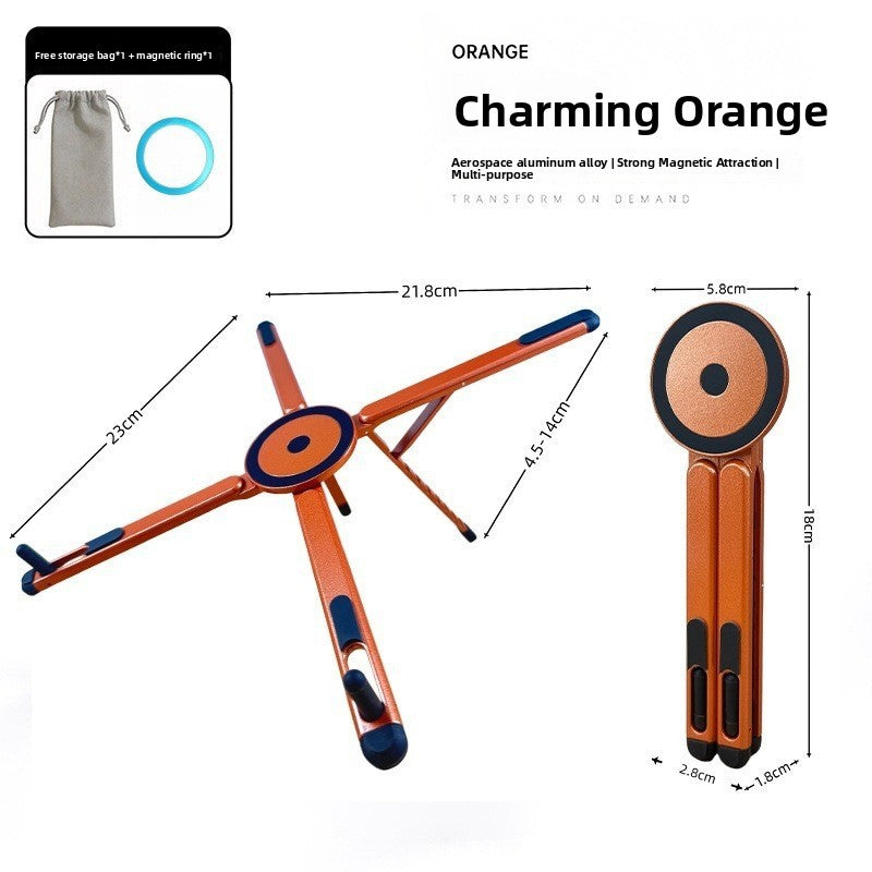 Adjustable Magnetic Phone Stand Aluminum Alloy Tripod