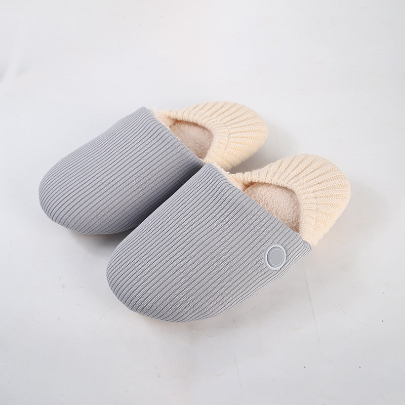 Knitted Electric Heating Slippers