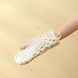 Anti-scald cotton oven mitt for hot cookware handling