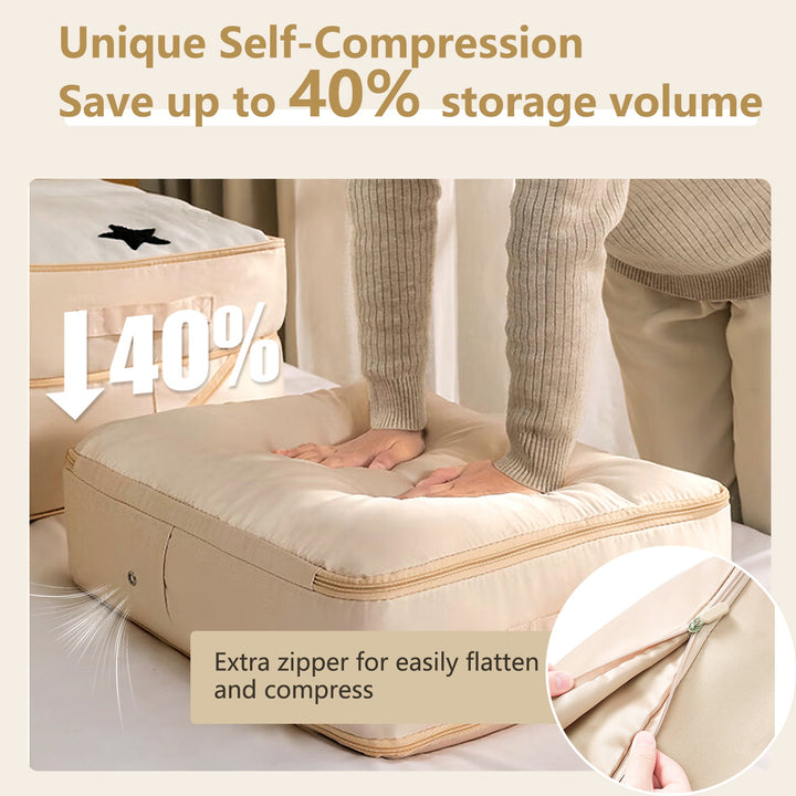 Foldable Storage Bag For Clothes And Bedding