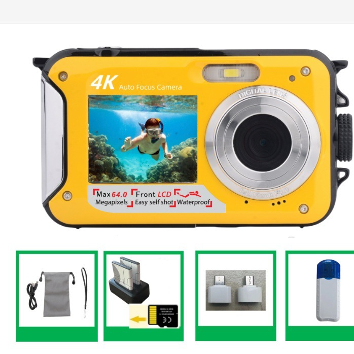 Waterproof Dual Screen Digital Camera