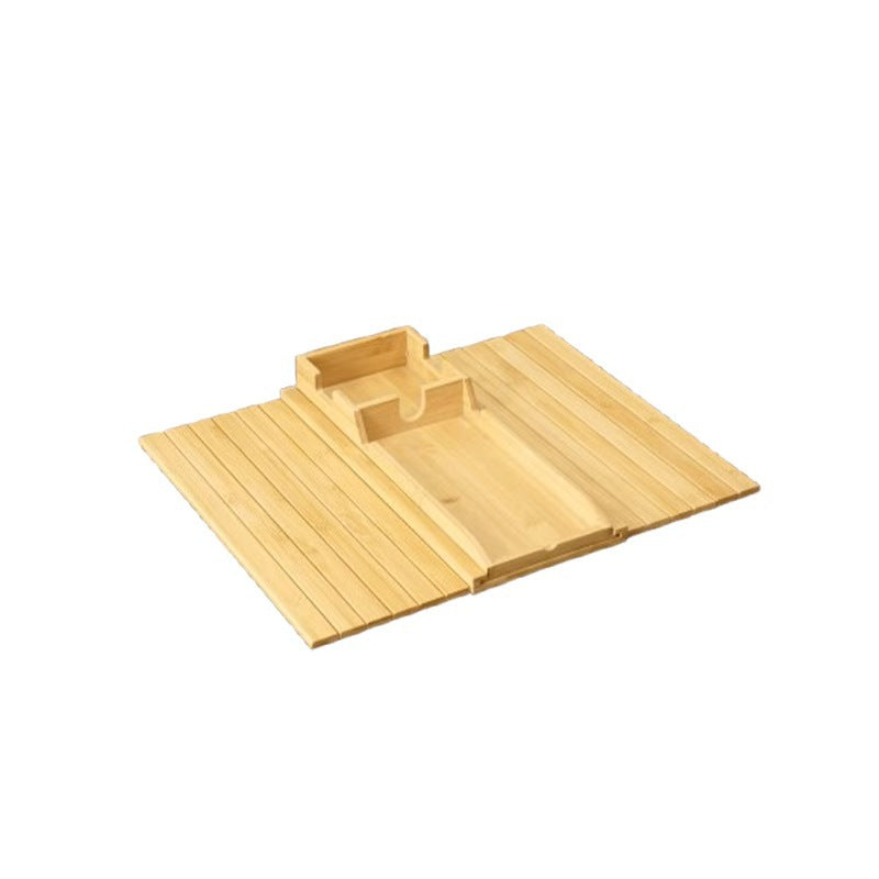 Wooden sofa with magnetic detachable tray