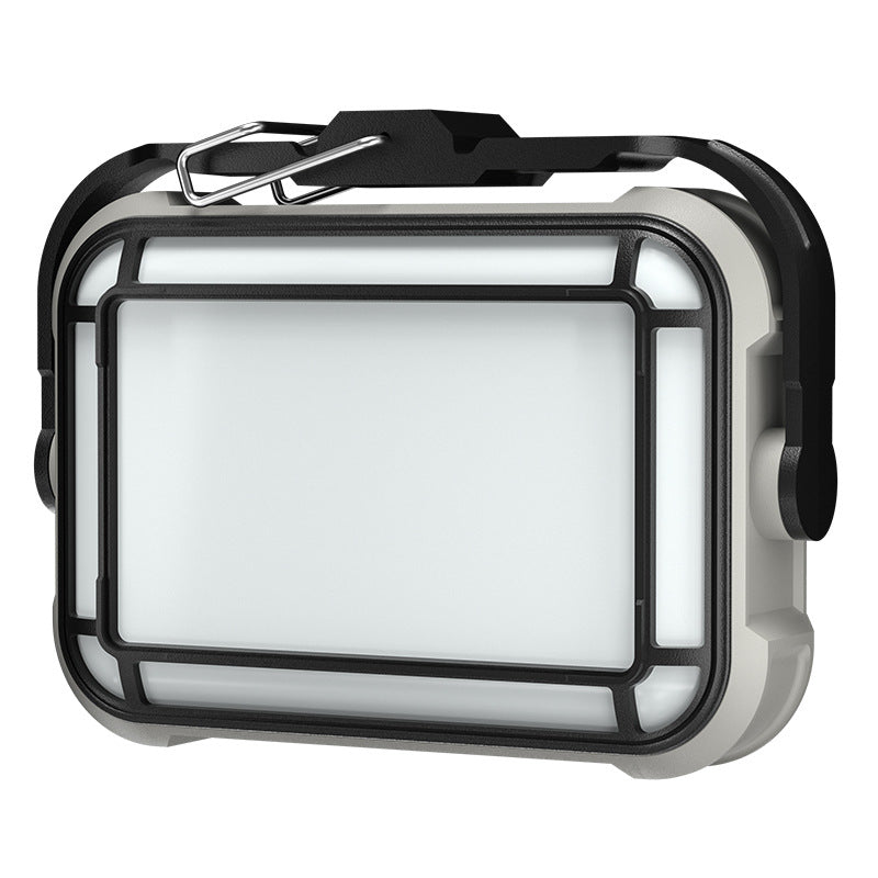Solar Powered LED Work Lamp with Magnetic Hook
