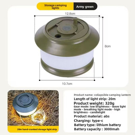 Waterproof USB Camping String Lights