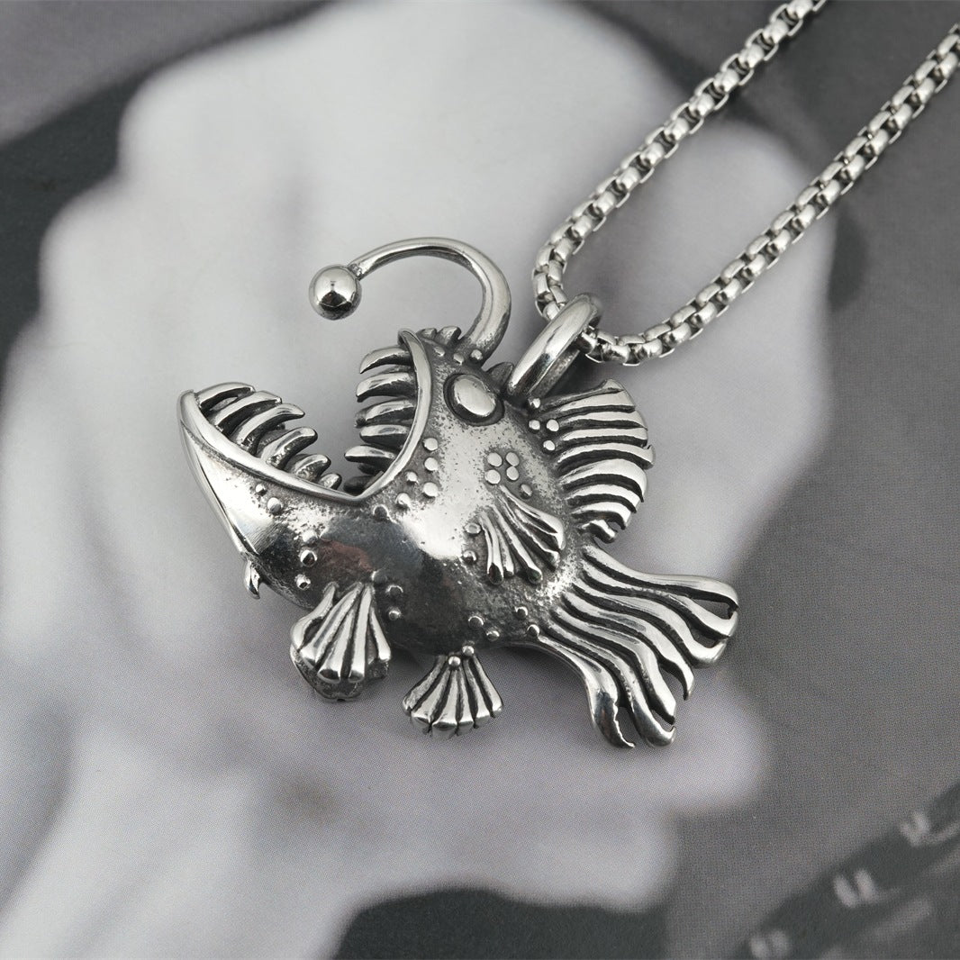 Deep sea lantern fish pendant