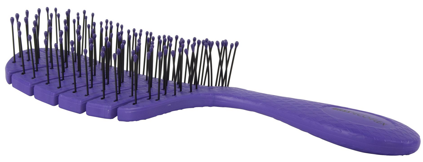 Bass Brushes BIO-FLEX Detangling Leaf-Shape Pet Brush