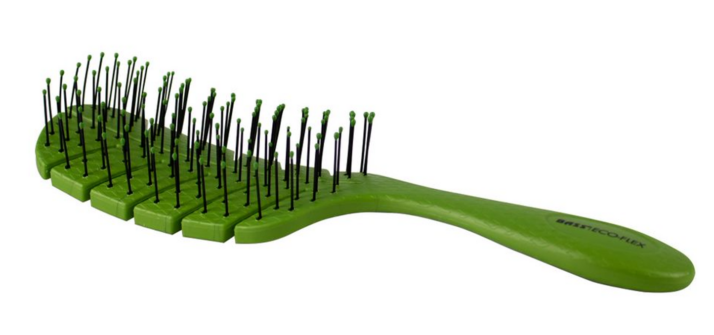 Bass Brushes BIO-FLEX Detangling Leaf-Shape Pet Brush (Color Options)