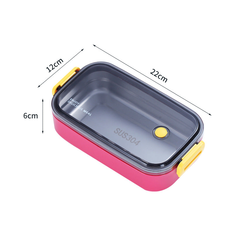 304 Stainless Steel Large Capacity Microwave Safe Lunch Box Insulated Food Container