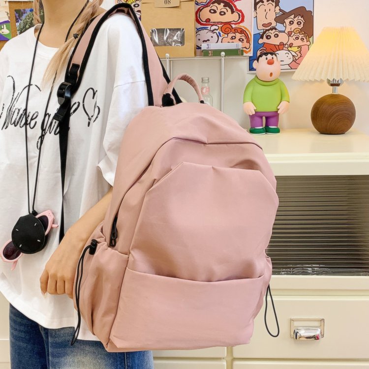 Lightweight Nylon Backpack Large Capacity School Travel Bag