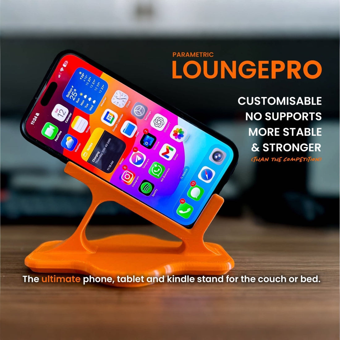 Nordic style desktop phone holder, photo 1