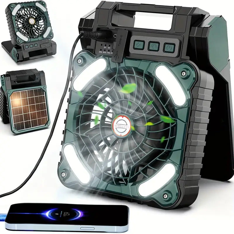 Solar Camping Fan