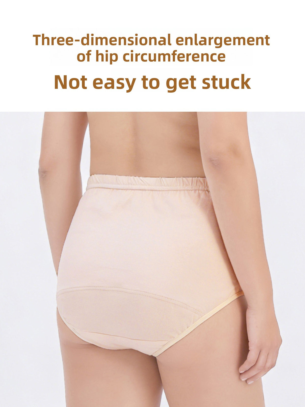 Womens Cotton Leak-Proof High-Waist Underwear
