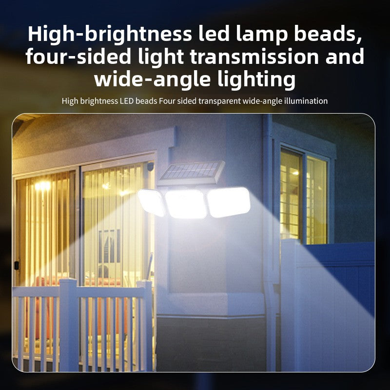 Solar-powered garden light