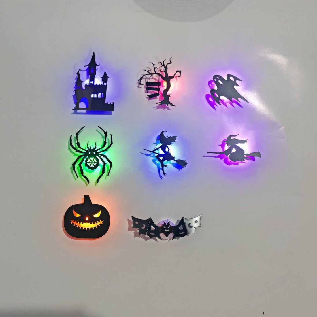 Hollow-Out Halloween Wall Decoration Stickers