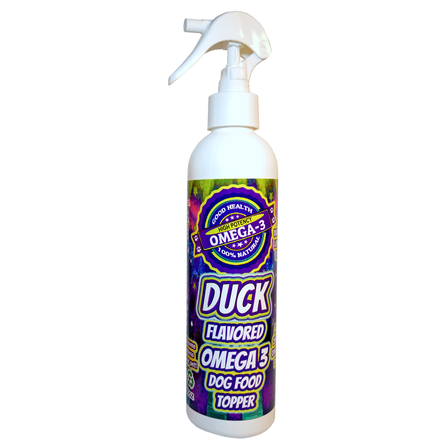 Duck Flavored Omega-3 Dog Food Topper Spray