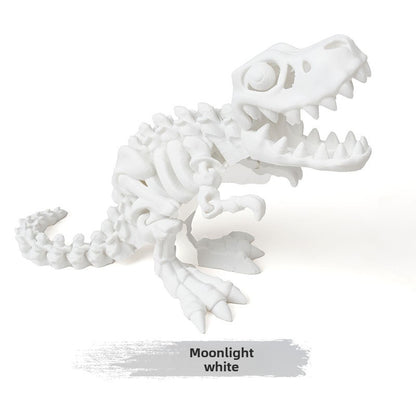 3D Printed Tyrannosaurus Rex Dinosaur Skeleton Craft Toy