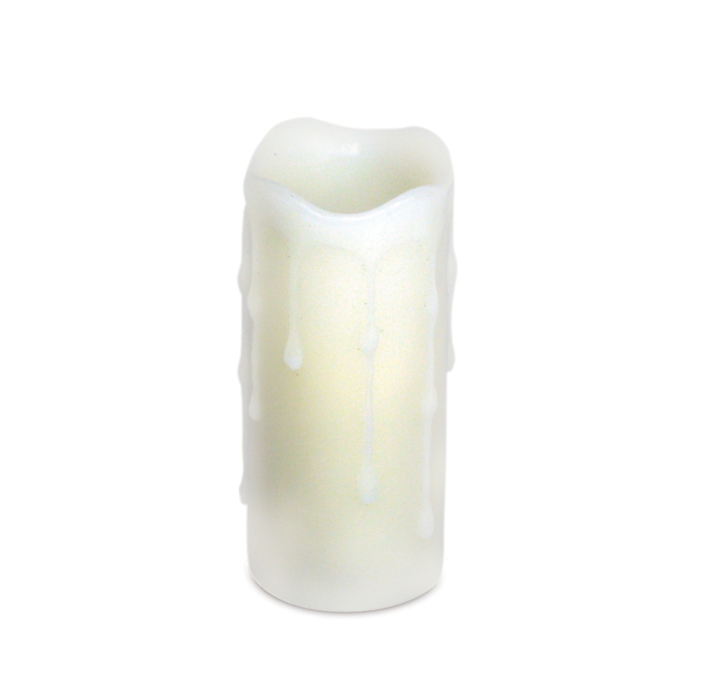 LED Wax Dripping Pillar Candle, Set of 6 (1.75 x 4 in)