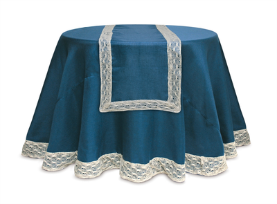 Crocheted Edge Table Runner, 70" Long (Set of 6)