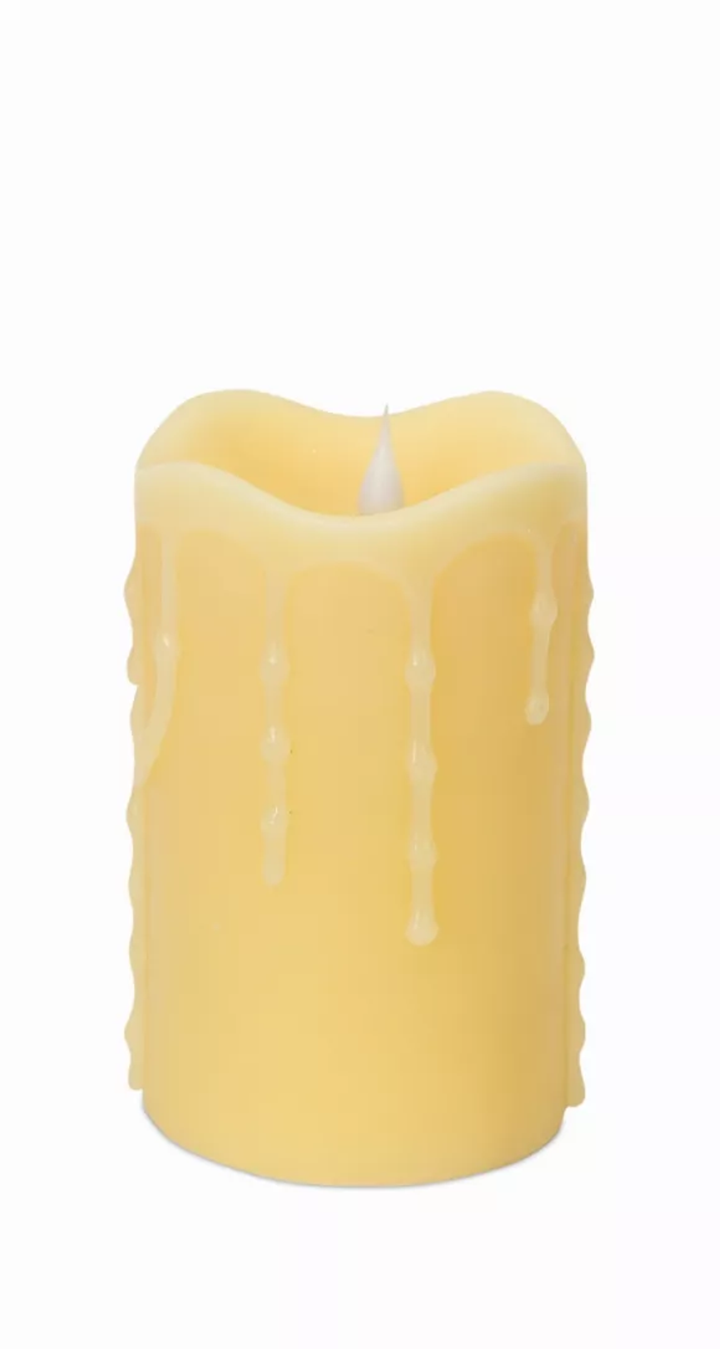 Simplux LED Dripping Candle with Moving Flame, Set of 2