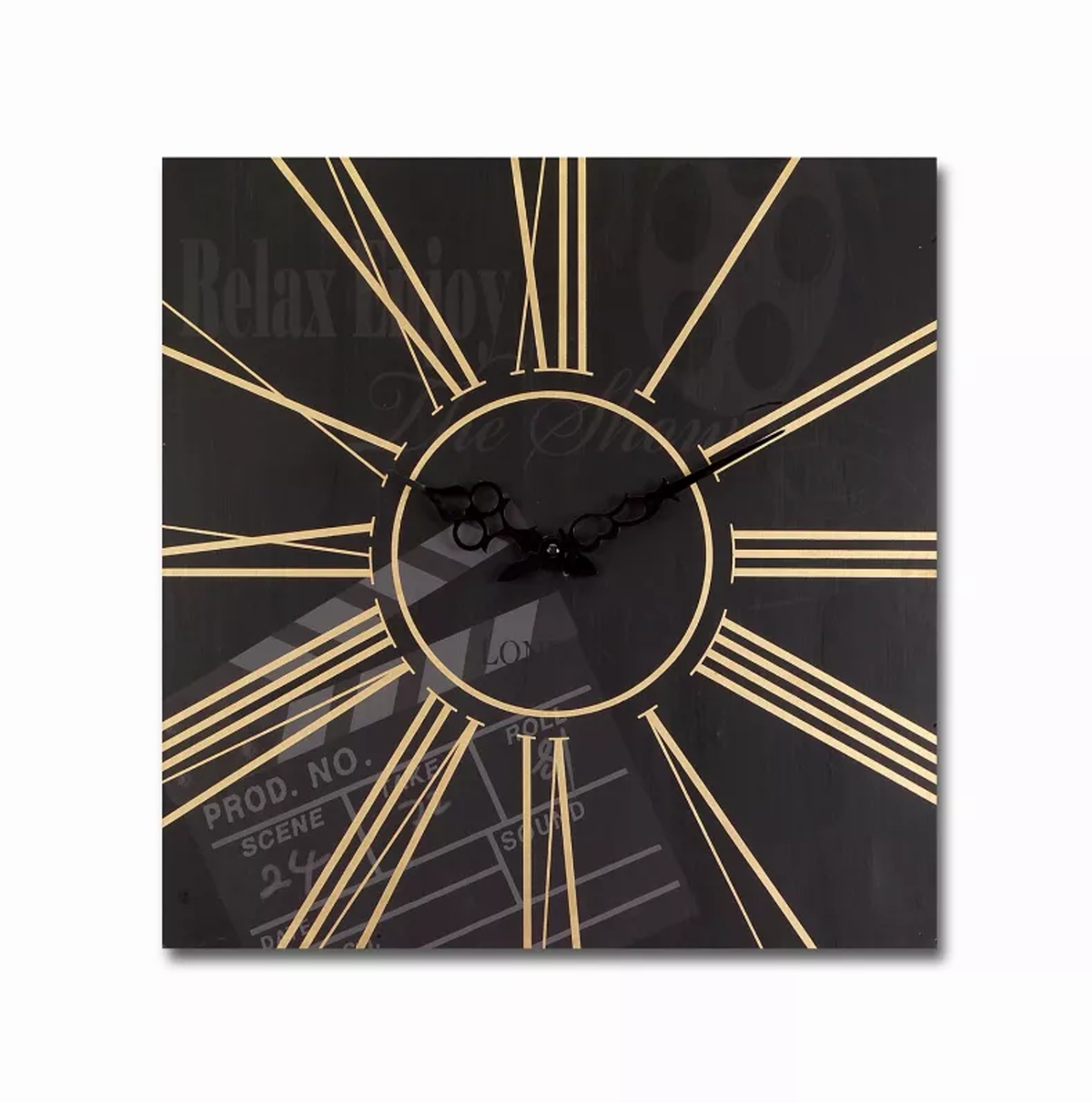 Movie Reel Wall Clock, Set of 2