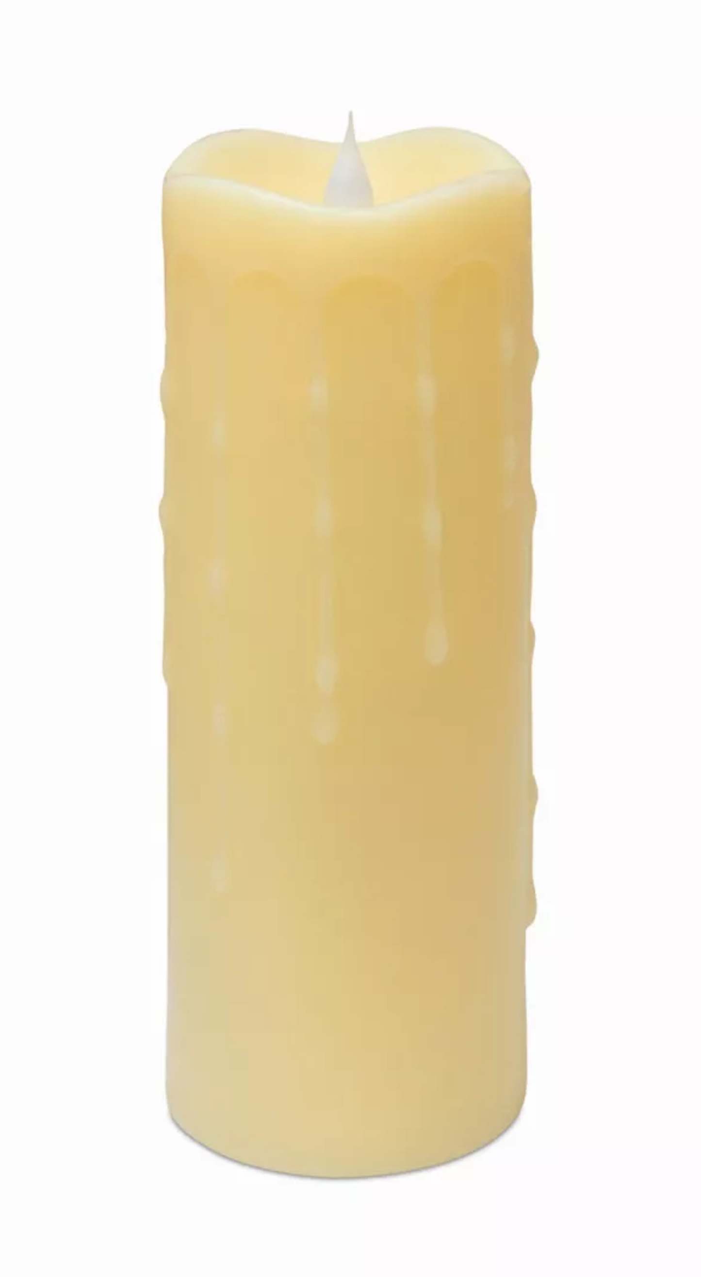 Simplux LED Dripping Candle with Moving Flame, Set of 2 (3 x 9 in)