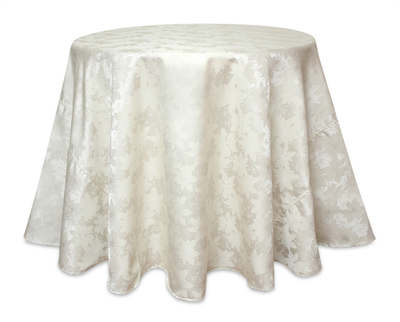Poinsettia Tablecloth, 96in Round