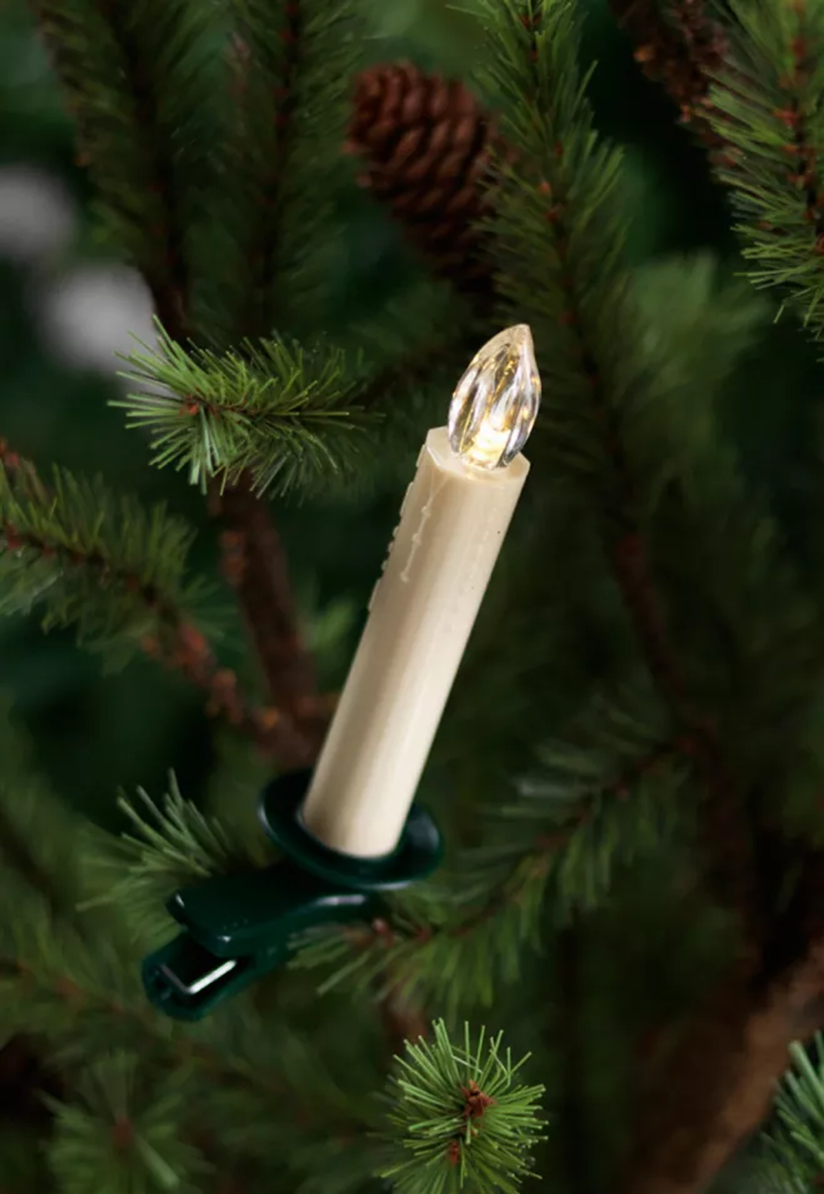 LED Tree Taper Candles with Remote, Set of 12
