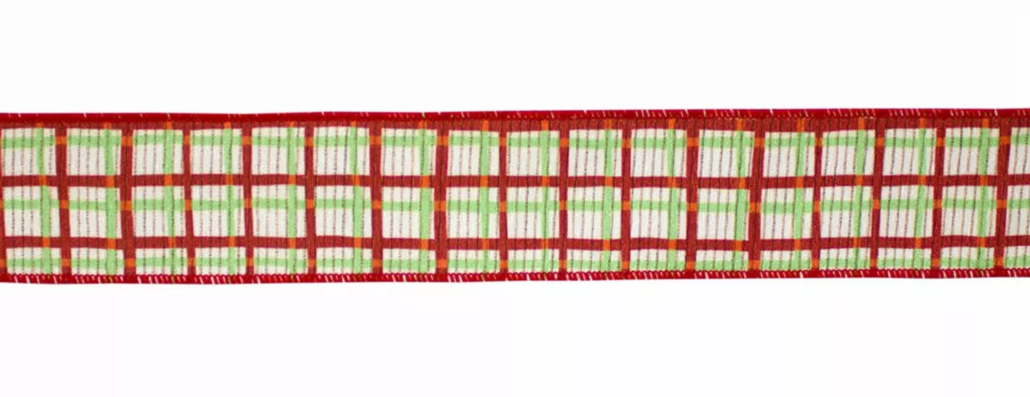 Wired Polyester Ribbon, 2.5" x 10 Yds.