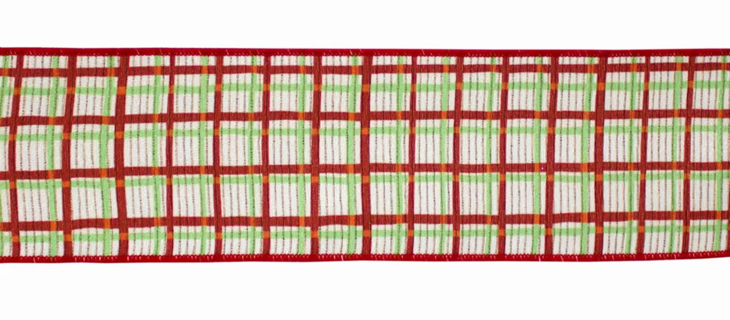 Wired Polyester Ribbon, 4" x 10 Yds.