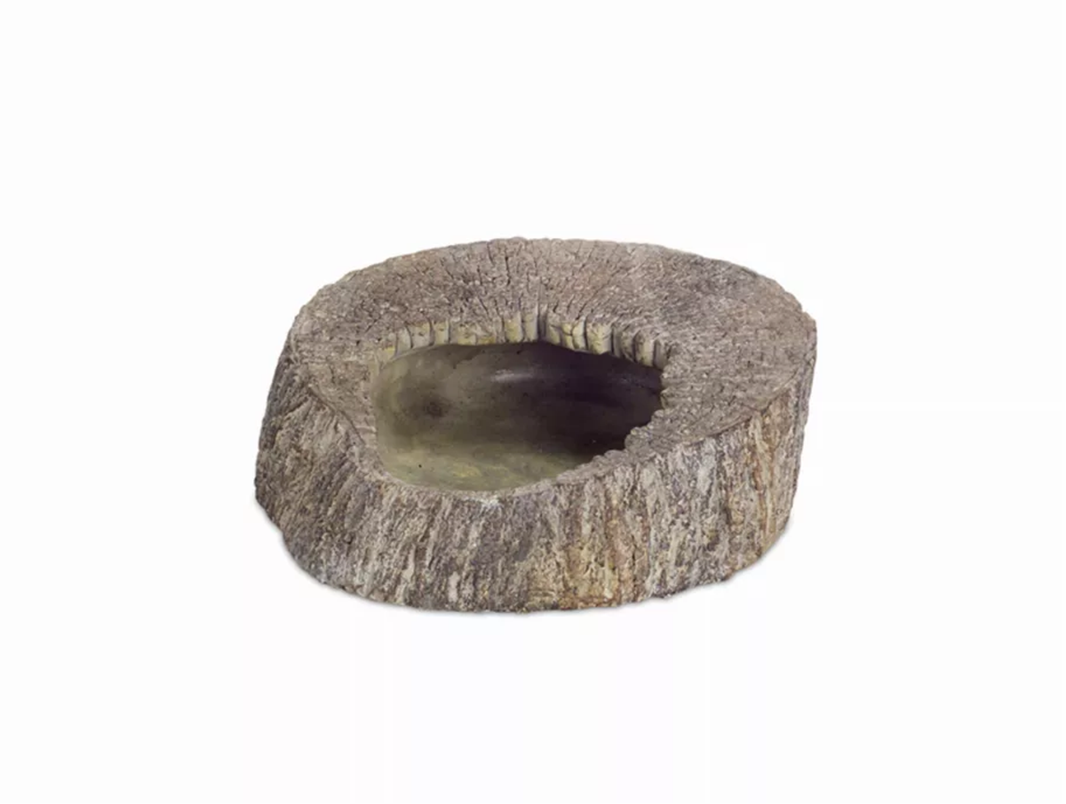Cement Tree Trunk Wall Pockets, Set of 3 (11"H)