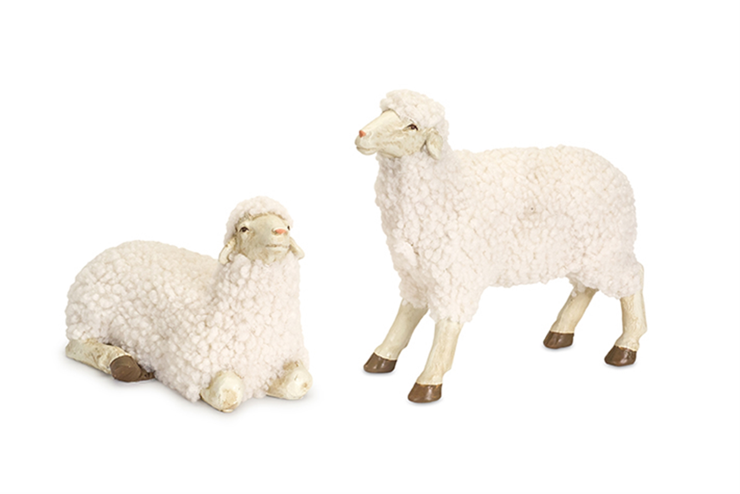 Resin Sheep Figurines, Set of 4