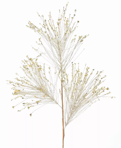 Pine & Sequin Sprays, Set of 12 (31in)