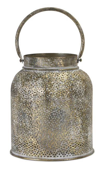 Melrose Metal Candle Holders, Set of 2