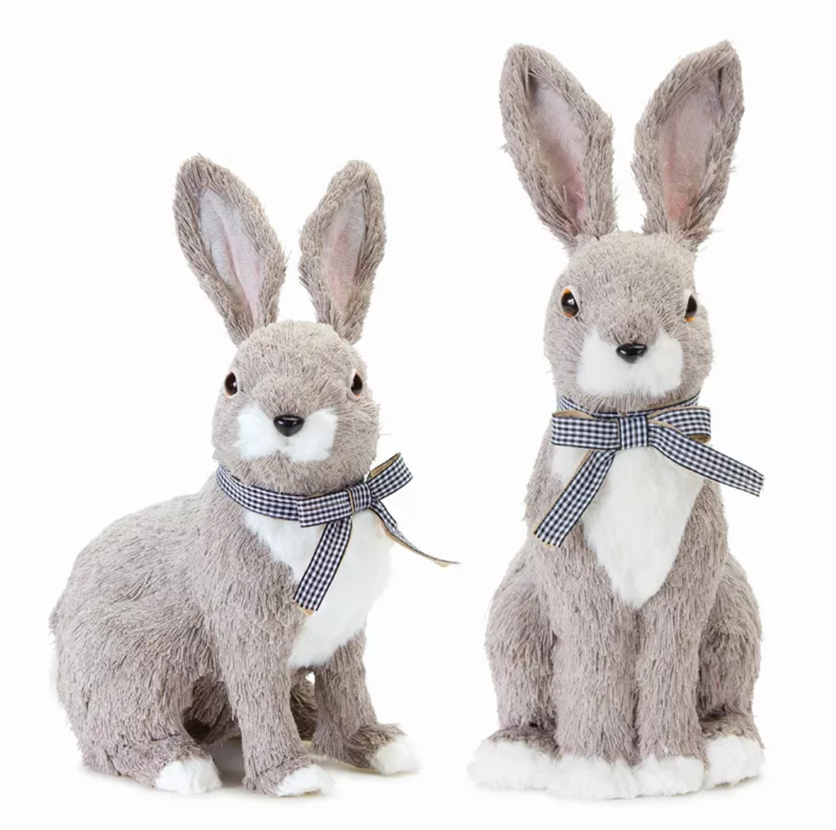 Standing Rabbit Figurines, Set of 2
