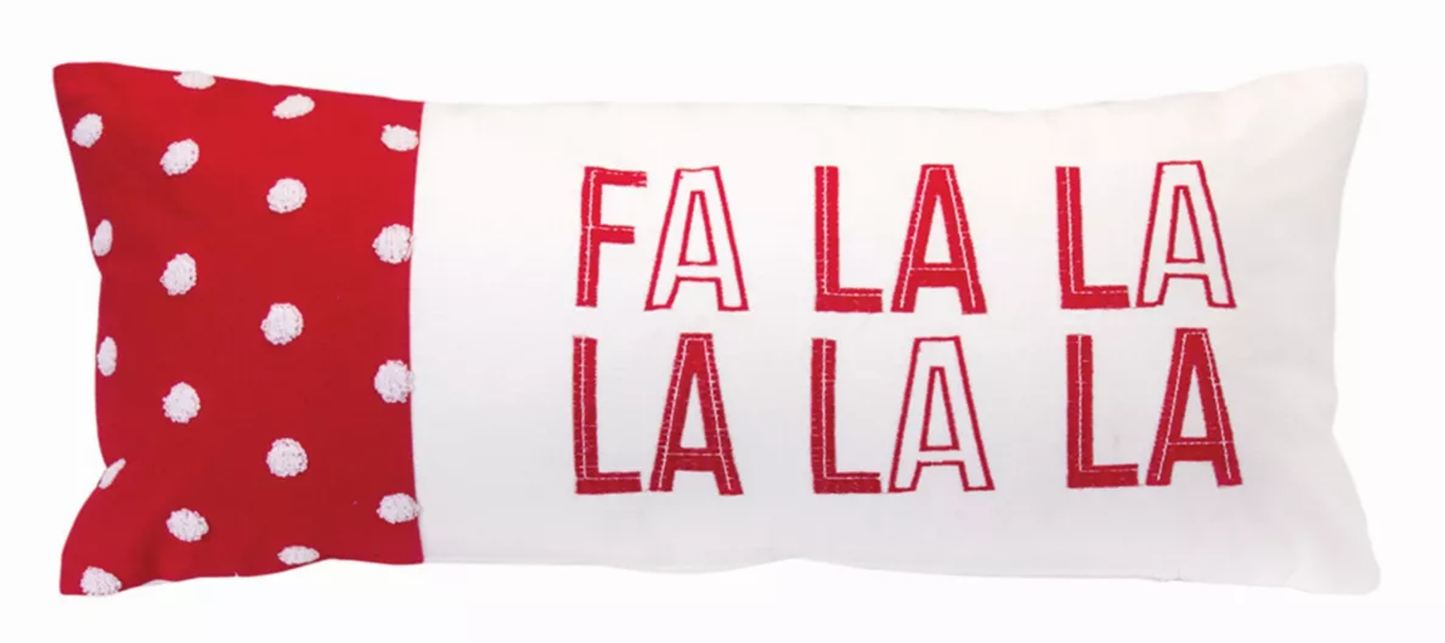 Fa La La La La Accent Pillow