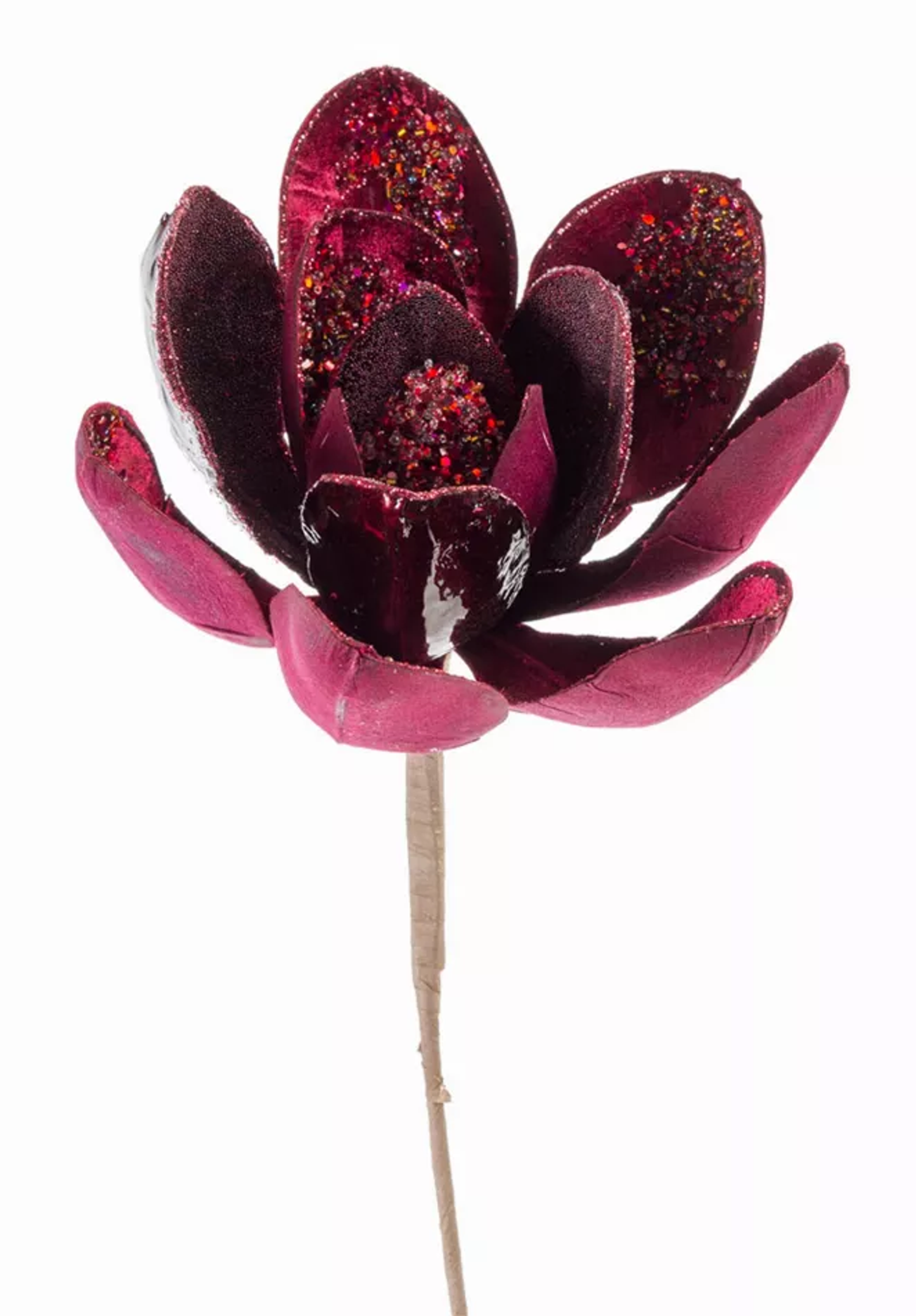 Velvet Magnolia Stems, Set of 6